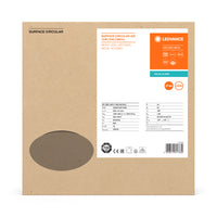 Plafoniera LED circolare da superficie Ø250 Bianco, 13W 960 lumen, 4000K, IP44