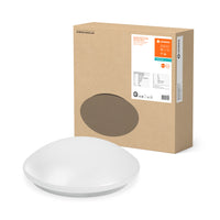 Plafoniera LED Circolare da Superficie Ø400 Bianca 24W 1920 lumen 3000K IP44 per illuminazione interna ed esterna