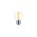 Lampadina Philips MAS LEDLuster 2.5W E27 P45 Vetro Trasparente, 2200K-2700K Warm Glow, 340 lumen, CRI 90, Dimmerabile