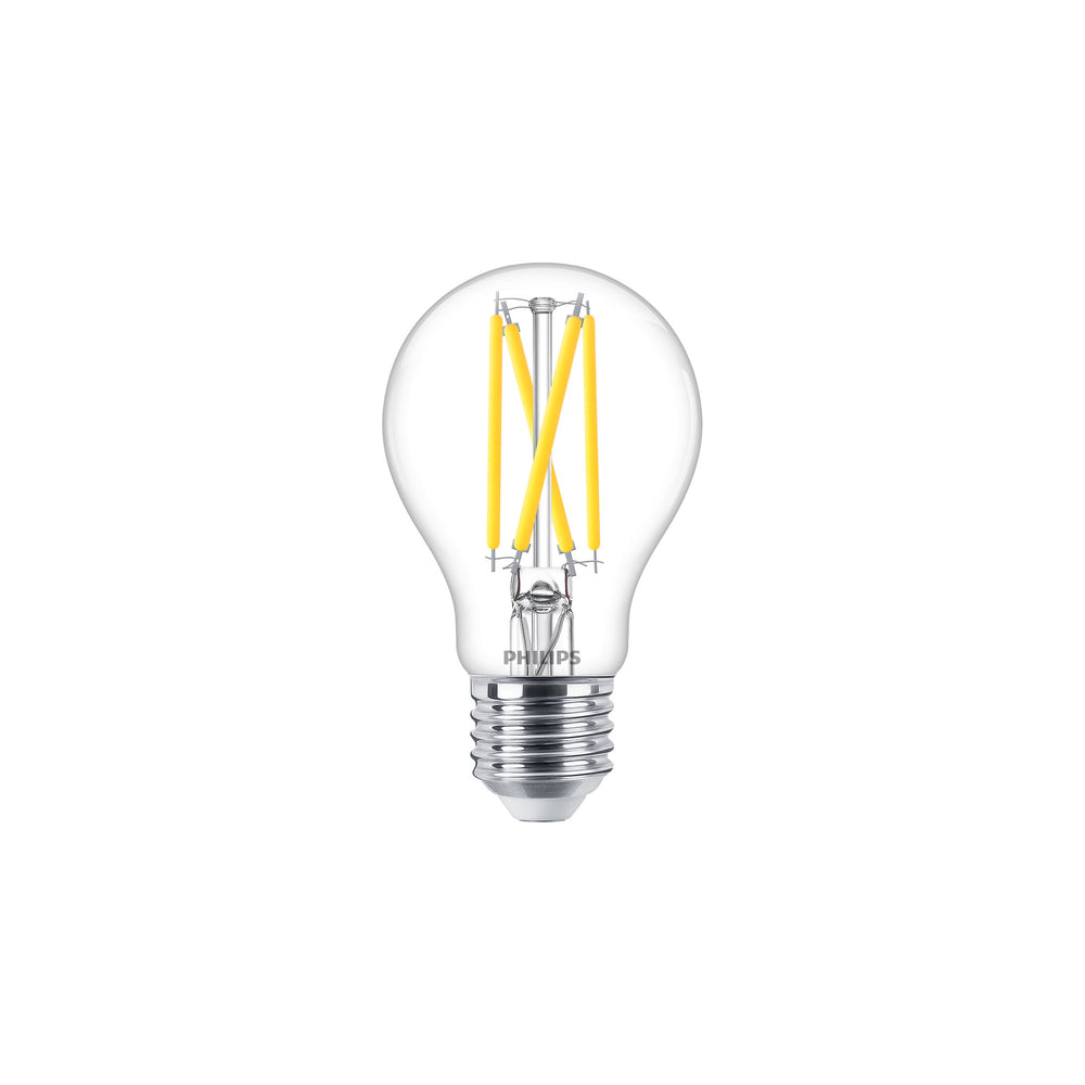 Lampadina LED Philips 806 lumen E27 2200K-2700K CRI 95 dimmerabile A60 300°