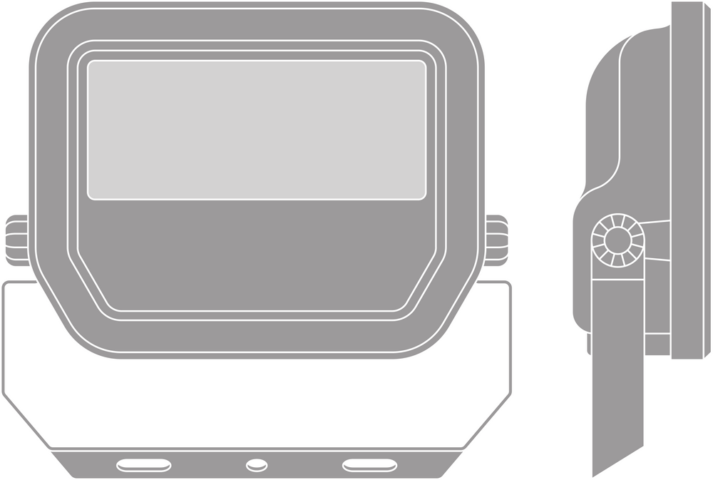 Faretto LED Alluminio Nero 10.5W 3000K 2400 lumen IP20 IK10 angolo fascio 120° illuminazione da esterno durevole