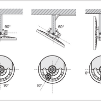 LED Highbay Gen 5 Alluminio Nero 150W 4000K 26700 lumen IP66 dimmerabile 1-10V 110D