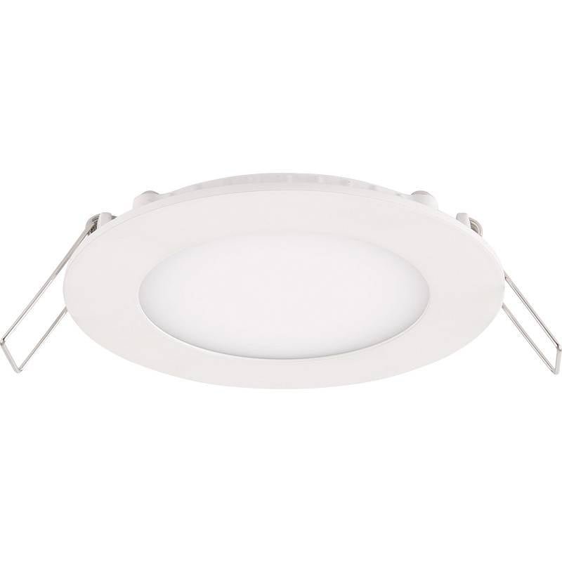 faretto led rotondo incassato in alluminio 3w sostituisce 25w luce bianca calda 3000k