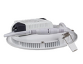 LCB faretto LED da incasso rotondo in alluminio 10.5W 3000K bianco caldo IP20 CRI 80 foro 74mm 220-240V CE RoHS