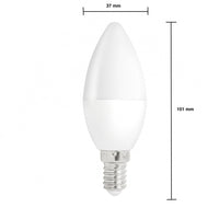 Lampadina a candela LED Spectrum E14 1W 230V 3000K bianco caldo 90 lumen fascio 270° non dimmerabile