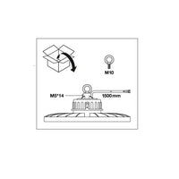 LED lamp 10.5W 3000K 1521 lumens, CRI 80, 120° beam, IK10, IP20, flicker-free, Aluminium body, CE RoHS