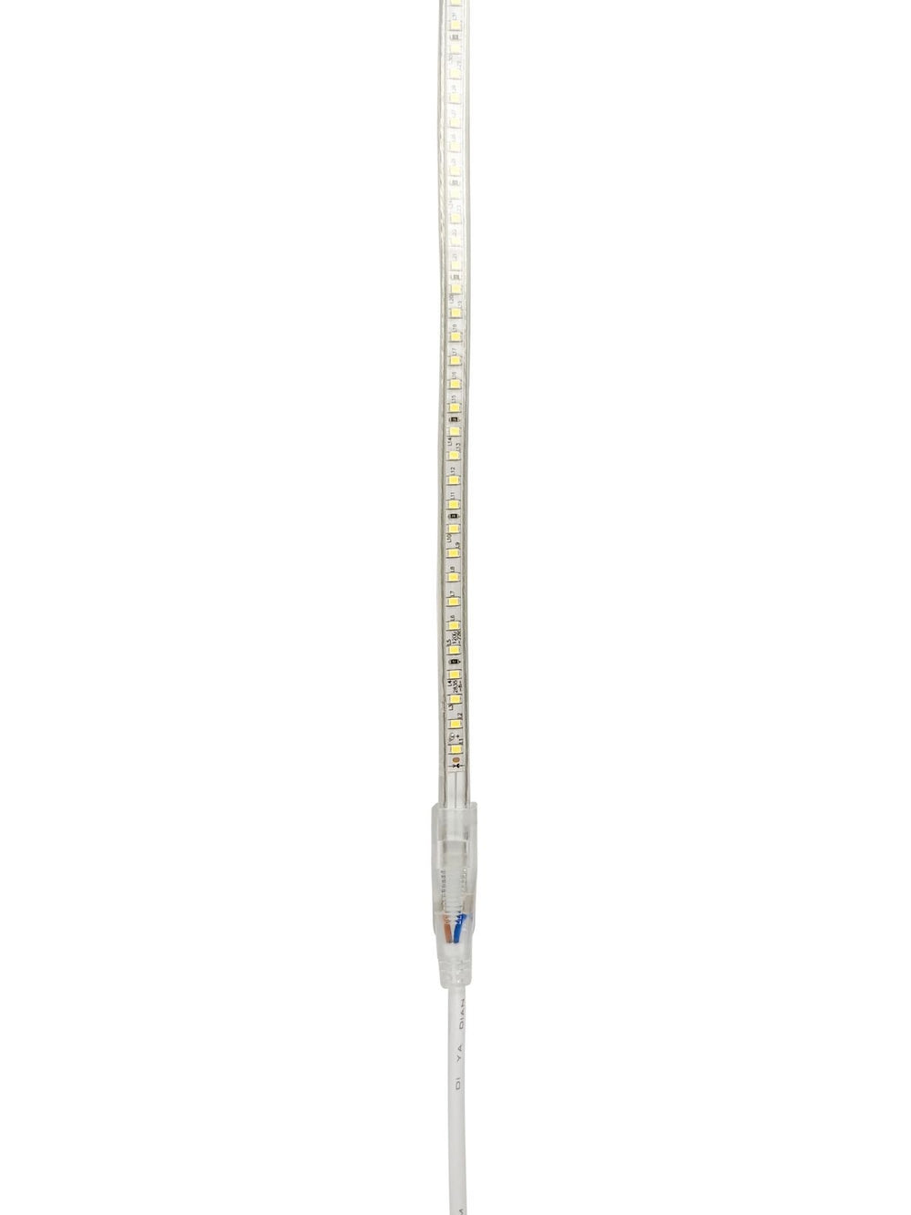 Corda luminosa LED V1 con spina UE 230V, 60 LED per metro, design flessibile da 9mm per installazione facile