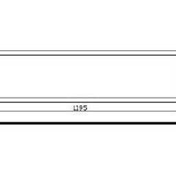 LED backlit panel 120x30cm 36W 3960 lumen 3000K warm white UGR22 opal