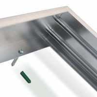 Lcb LED panel 60x30cm silver aluminum frame 5cm height