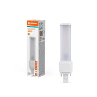LED PL-C Dulux-D D/E 6W 660 lumen 4000K Bianco Freddo G24d-1 2-Pin 230V sostituzione per 13W