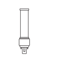 Lampada LED PLC 7W 840 Bianco Freddo G24D-2 2-Pin, 230V, sostituisce CFL 18W, illuminazione a risparmio energetico per te
