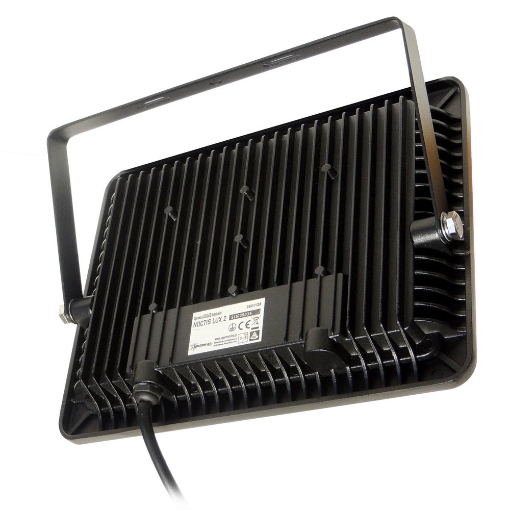 Spectrum LED floodlight with PIR sensor, 20W 230V 4000K 1820 lumens IP44 Black outdoor lighting