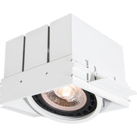 Faretto da incasso trimless Lucide 1xGU10 LED bianco