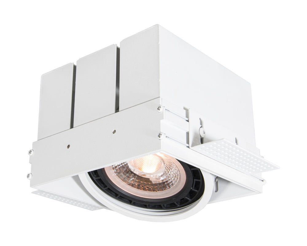 Faretto da incasso trimless Lucide 1xGU10 LED bianco