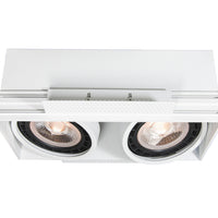 Lucide trimless recessed spotlight 2xGU10 white for modern lighting solutions