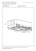 Lucide trimless recessed spotlight 2xGU10 white for modern lighting solutions