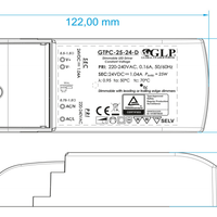 adattatore di alimentazione a LED dimmerabile 12V 25W 2.08A adatto per illuminazione a LED 12V