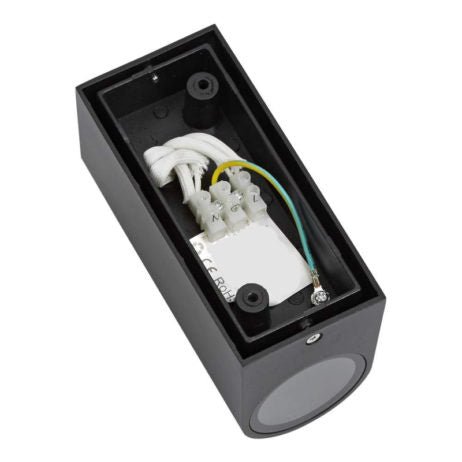 LED Applique da Parete per Esterni |Su e Giù -|Nero| GU10