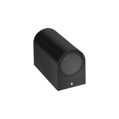 Applique da parete LED da esterno Spectrum Up and Down Nero IP54 con corpo in alluminio GU10