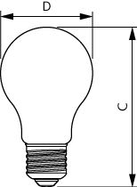 Lampadina LED Philips CorePro 10W equivalente a 75W A60 E27 2700K bianco caldo 1055 lumen non dimmerabile