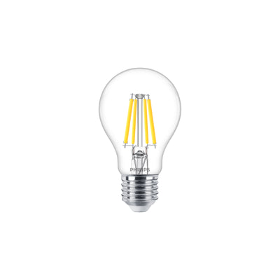 Philips MASTER Value Lampadina LED 3.4W Equivalente 40W E27 A60 Trasparente 2700K 470 lumen CRI 90 Dimmerabile