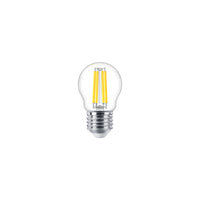 Philips LED P45 Clear Bulb E27 3.4W 40W Equivalent 2700K Warm White 470 lumens CRI 90 Dimmable