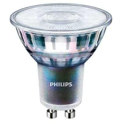 Philips MAS LED ExpertColor GU10 5.5W 50W equivalent 2700K 355 lumens 36D dimmable spotlight