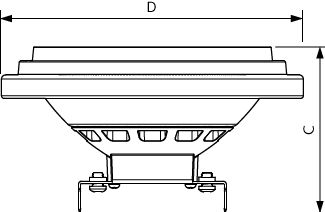 Philips MASTER LEDspot ExpertColor AR111 G53 10.8W 2700K 600 lumen 40° dimmerabile bianco caldo
