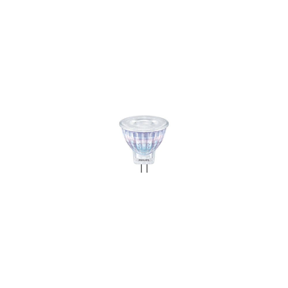 Philips CorePro LED spot GU4 MR11 2.3W 2700K 184 lumens 36D Warm White non-dimmable 12V CE RoHS