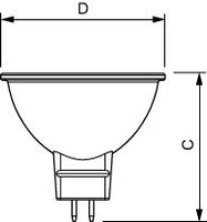 Philips MASTER VALUE LED Spot MR16 GU5.3 5.8W 12V 2700K 450 lumen Fascio 60° 90CRI Dimmerabile Bianco Caldo