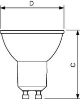 Philips CorePro LEDspot GU10 3.5-35W 4000K 275 lumen 36° Bianco Freddo PAR16 non dimmerabile