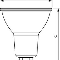 Philips MAS LED spot GU10 3.7W equivalente 35W 2700K 270 lumen 60° dimmerabile lampadina PAR16