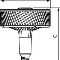Lampada LED Highbay Philips TForce 95W E40 4000K Bianco Freddo 13000 lumen Fascio 120° 220-240V CE RoHS