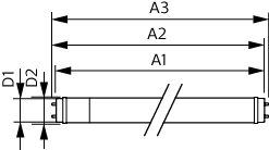 Philips CorePro LEDtube 1500mm T8 HO 24W 4000K G13 Opaco 2700 lumen 240° Bianco Freddo CE RoHS