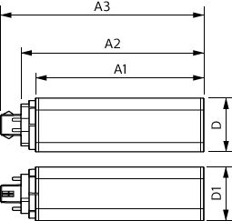 Philips CorePro LED PLT HF 15W GX24q-3 3000K 1620 lumen lampada retrofit 4-Pin, finitura bianca, CE RoHS