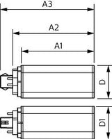 Philips CorePro LED PLT HF 6.5W GX24q-2 3000K 720 lumen lampada retrofit a 4 pin