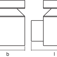 Ledvance ENDURA Style Cylinder Wall Lampada LED da Parete 6W 3000K IP44 Acciaio Inox per Esterni da Montaggio Superficiale
