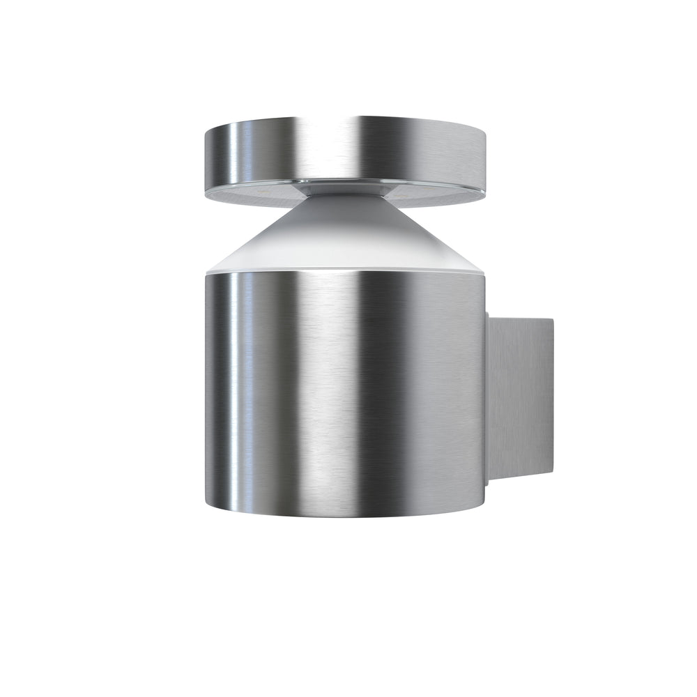 Ledvance ENDURA Style Cylinder Wall Lampada LED da Parete 6W 3000K IP44 Acciaio Inox per Esterni da Montaggio Superficiale
