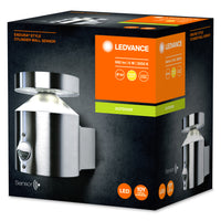 Ledvance ENDURA Style Cylinder Wall Sensor Lampada LED da esterno 6W 3000K Acciaio inossidabile IP44