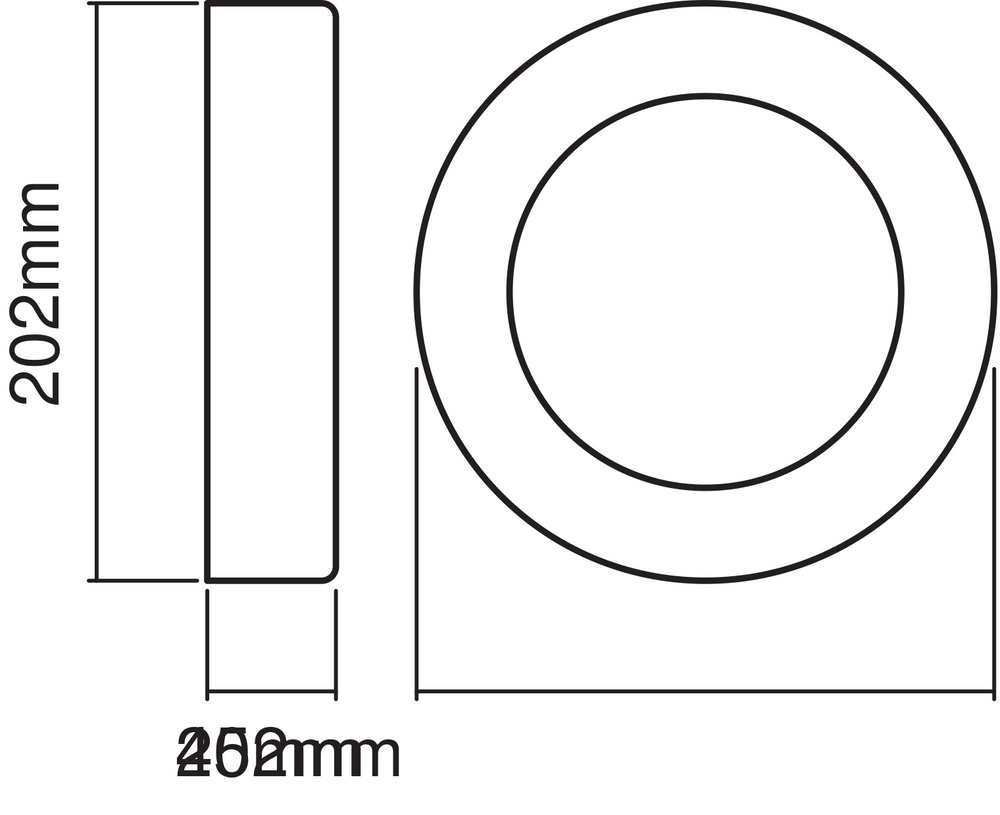 Ledvance ENDURA Style Ring lampada LED da parete e soffitto 13,5W 3000K 480 lumen Grigio Scuro IP44 IK07