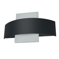 Ledvance ENDURA Style Shield Square Lampada da Parete LED 11W 3000K Grigio Scuro IP44 IK05 Esterno Montaggio a Superficie