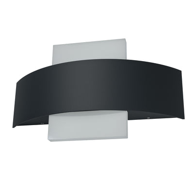 Ledvance ENDURA Style Shield Square Lampada da Parete LED 11W 3000K Grigio Scuro IP44 IK05 Esterno Montaggio a Superficie