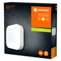 Ledvance ENDURA Style Square Applique da Parete LED 13.5W 3000K 220-240V IP44 IK07 Bianco da Esterno a Montaggio Superficiale