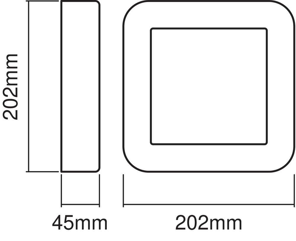 Ledvance ENDURA Style Square Applique da Parete LED 13.5W 3000K 220-240V IP44 IK07 Bianco da Esterno a Montaggio Superficiale