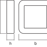 Ledvance ENDURA Style Square LED wall light 13.5W 3000K Dark Gray IP44 IK07 outdoor surface mount
