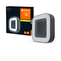 Ledvance ENDURA Style Square LED wall light 13.5W 3000K Dark Gray IP44 IK07 outdoor surface mount