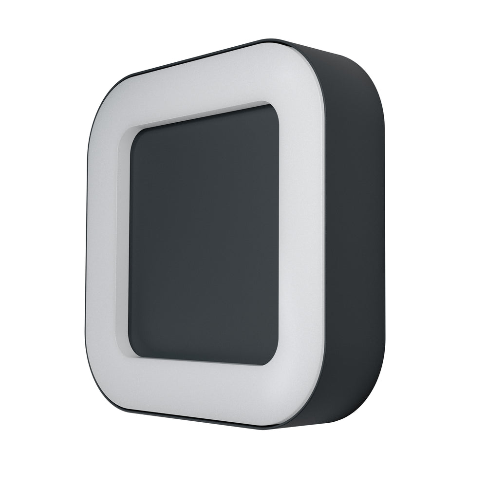Ledvance ENDURA Style Square lampada da parete LED 13.5W 3000K Grigio Scuro IP44 IK07 montaggio superficiale per esterni
