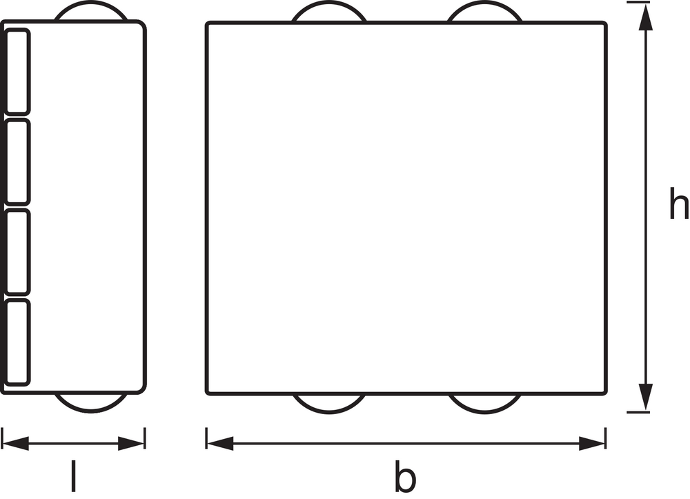 Ledvance ENDURA Style UpDown Deco II lampada da parete LED 11W 3000K Grigio Scuro IP44 illuminazione esterna