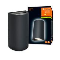 Ledvance ENDURA Style UpDown Applique da Parete LED per Esterni 12W 3000K 700 lumen IP44 Grigio Scuro Alluminio pressofuso