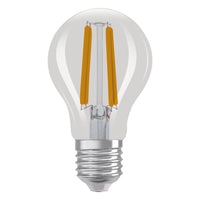 Lampadina Ledvance LED Classic A E27 2.2W 2700K dimmerabile 470 lumen vetro trasparente equivalente 40W bianco caldo